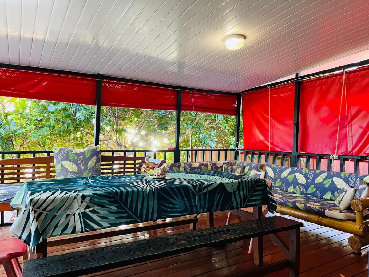 Moorea Temae Bungalow Lory Bord De Mer Esterno foto