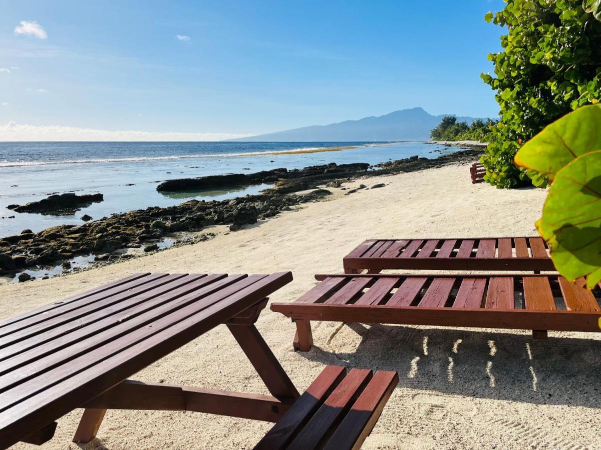 Moorea Temae Bungalow Lory Bord De Mer Esterno foto