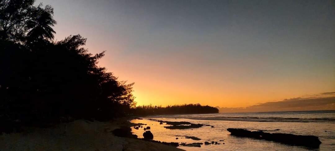 Moorea Temae Bungalow Lory Bord De Mer Esterno foto
