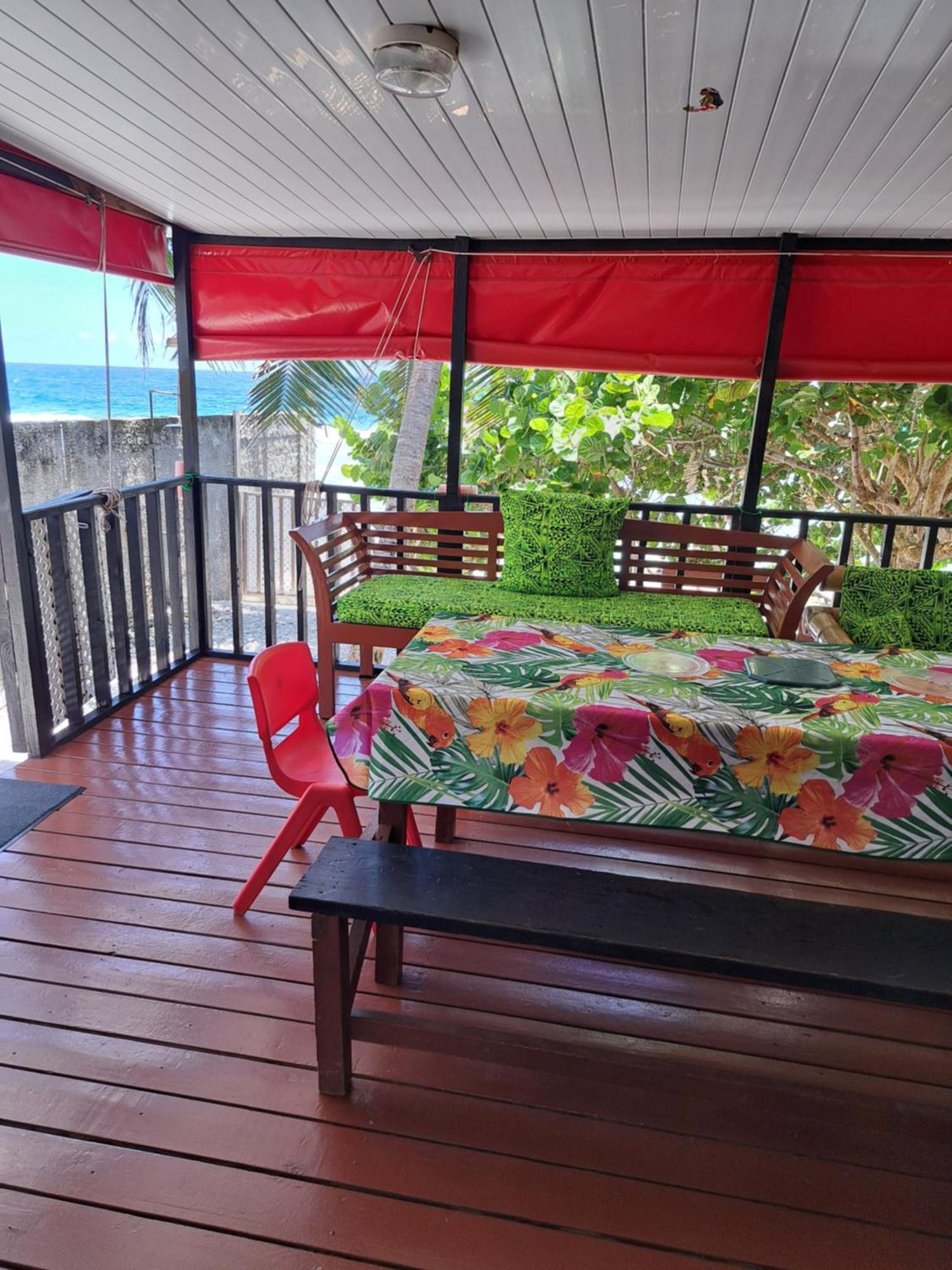Moorea Temae Bungalow Lory Bord De Mer Esterno foto